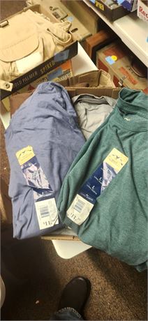 2 Blue Mountain Long Sleeve Shirts. Size Large Both Are NEW!!!