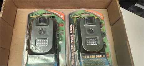 2 Primos Hunting Bullet Proof 12 Mega Pixels Trail Cameras NEW!!