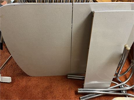 Vintage Table with Chrome Legs