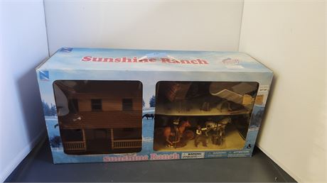 New Ray Sunshine Ranch Vintage Toy Set