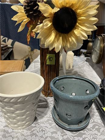 Flower Pots, Sunflower Decor