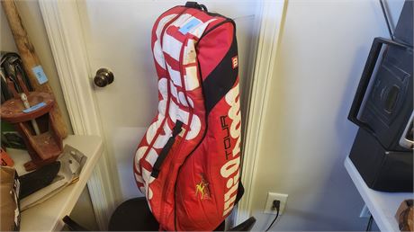 Wilson Tennis Bag & 2 Rackets & Tennis Balls