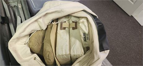 Baseball Base Mats & Cloth Carry Bag
