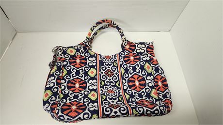 Vera Bradley Sun Valley Gand Bag With Adjustable Straps