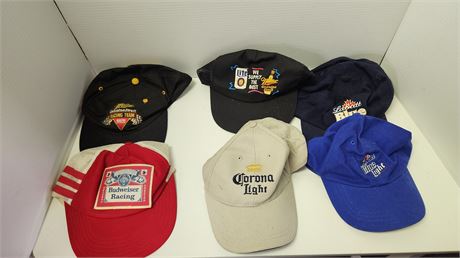 Lot Of Various Baseball Hats
