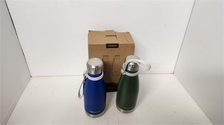 Koodee 2 Pack Stainless Steel Water Bottles
