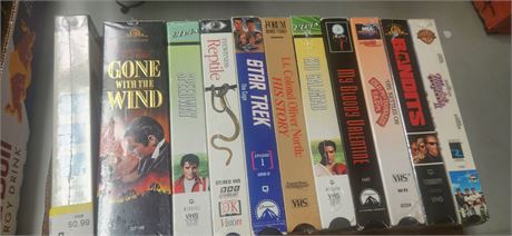 Lot Of VHS Tapes