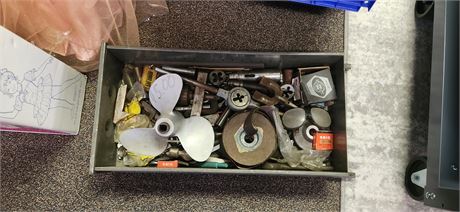Metal Drawer full of stuff