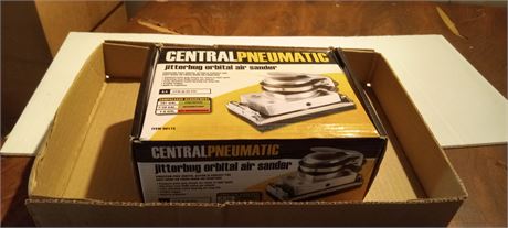 Central Pneumatic Jitterbug Orbital Air Sander