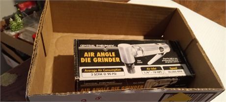 Central Pneumatic Air Angle Die Grinder