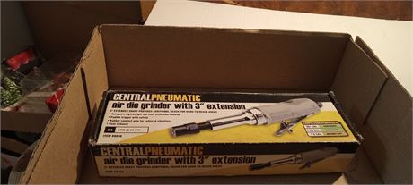 Central Pneumatic Air Dye Grinder With 3" Extension