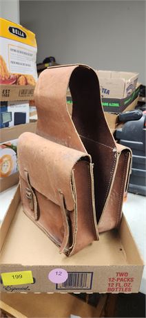 Leather Saddle Bags