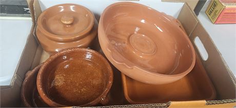Baking Dish & Small Bean/Soup Pot & Misc.