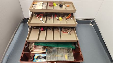 Tackle Box & Fishing Items