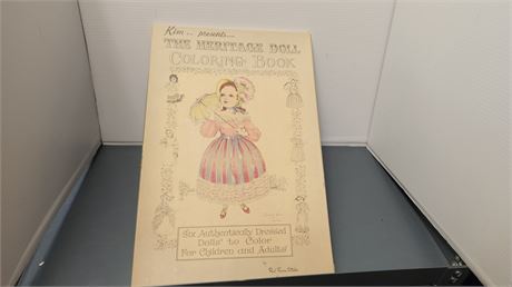 Vintage The Heritage Dolls Coloring Book