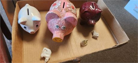 Lot of Piggy Banks