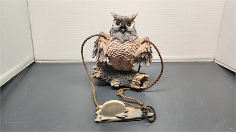 Owl Hanging Statue