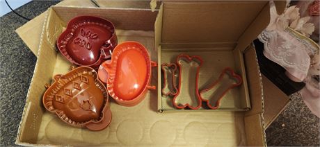 Lot Of Cookie Molds