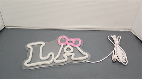 Small Neon LA Light