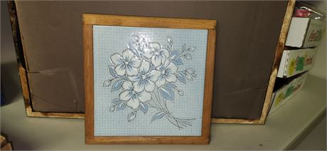 Wood Framed Pictured