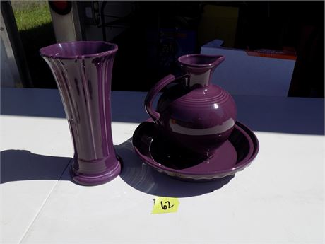 Fiesta Vase and Pitcher