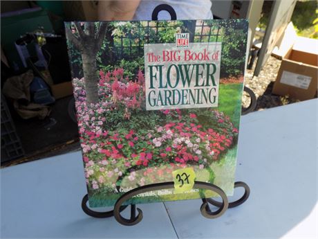 Flower and Garden Book and Book Stand