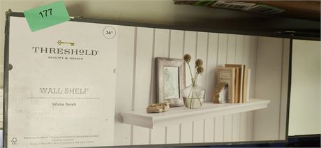 Threshold White Wall Shelf