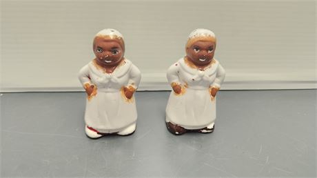 African American Salt & Pepper Shaker Set