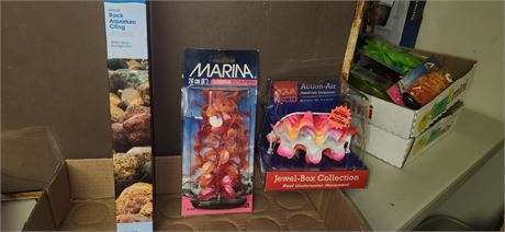 Lot Of Aquarium Decorations