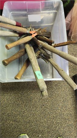 Tote Of Yard Tools