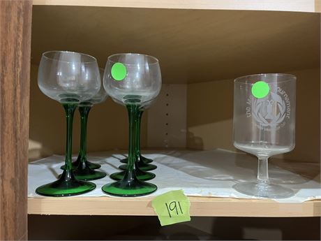 Green Stem Glasses