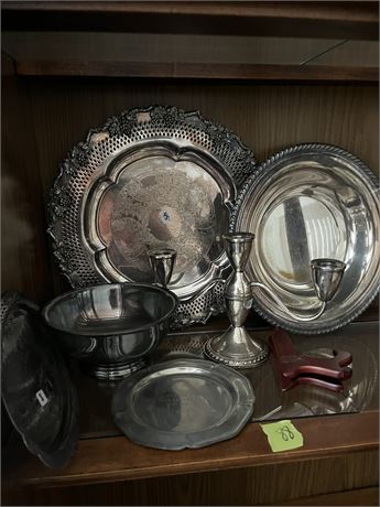 Vintage Serving Dishes, Candelabra