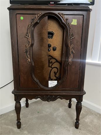Antique Radio Cabinet