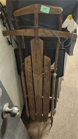 Vintage Wood Sled