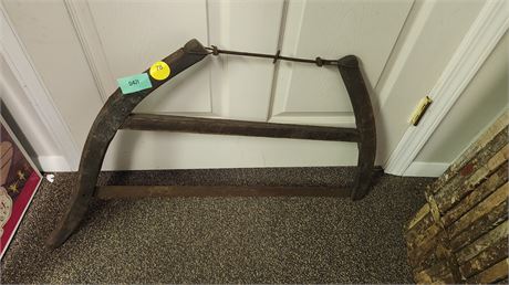 Antique Cross Cut Wood Buck Saw