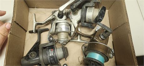 Lot of Fishing reels