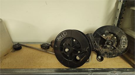 2 Willies Down Riggers Fishing Reels