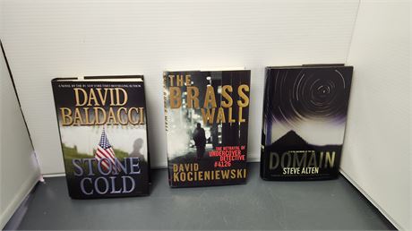 3 Hardback Cover Books