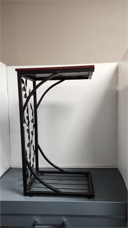 Narrow Couch Snack Table Stand