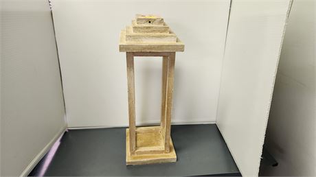 Decorative Wood Candle Holder