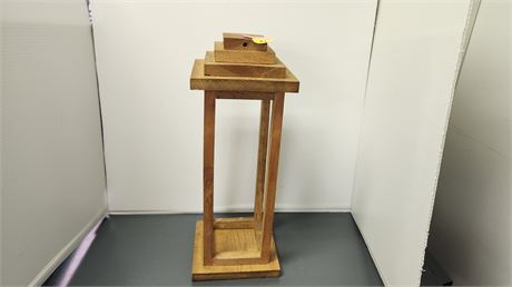 Decorative Wood Candle Holder