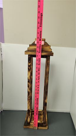 Decorative Wood Candle Holder