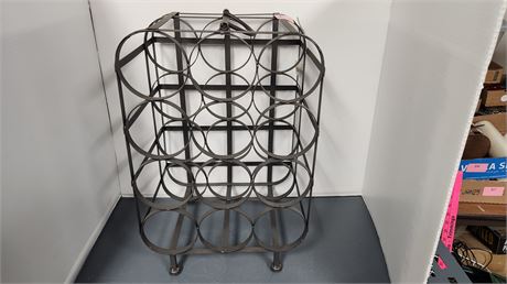 Large Metal Wine Rack