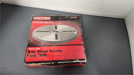 Craftsman Wood Lathe 8-in Wood Turning Face Plate