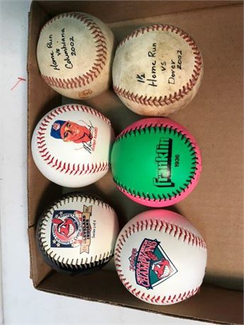 Flat of Baseballs
