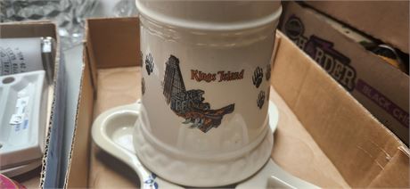 Kings Island Mug & Heart Tray