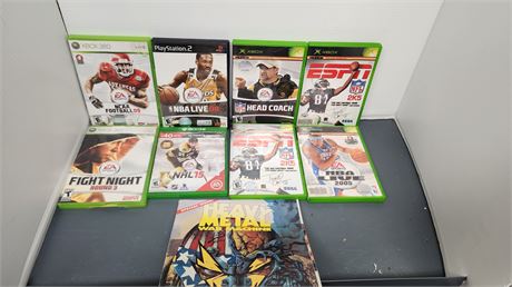 Various Video Games & Magazines