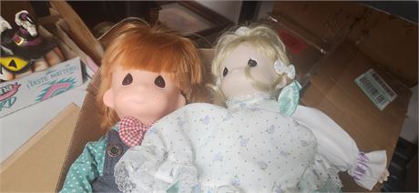 2 Precious Moment Collectible Dolls
