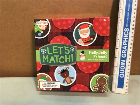 Let's Match! Holly Jolly Friends Puzzle
