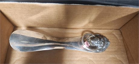 Reed & Barton Lion Mask Ring Shoe Horn